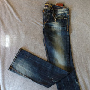 Distressed Express Boot Cut Jeans 4L NWT